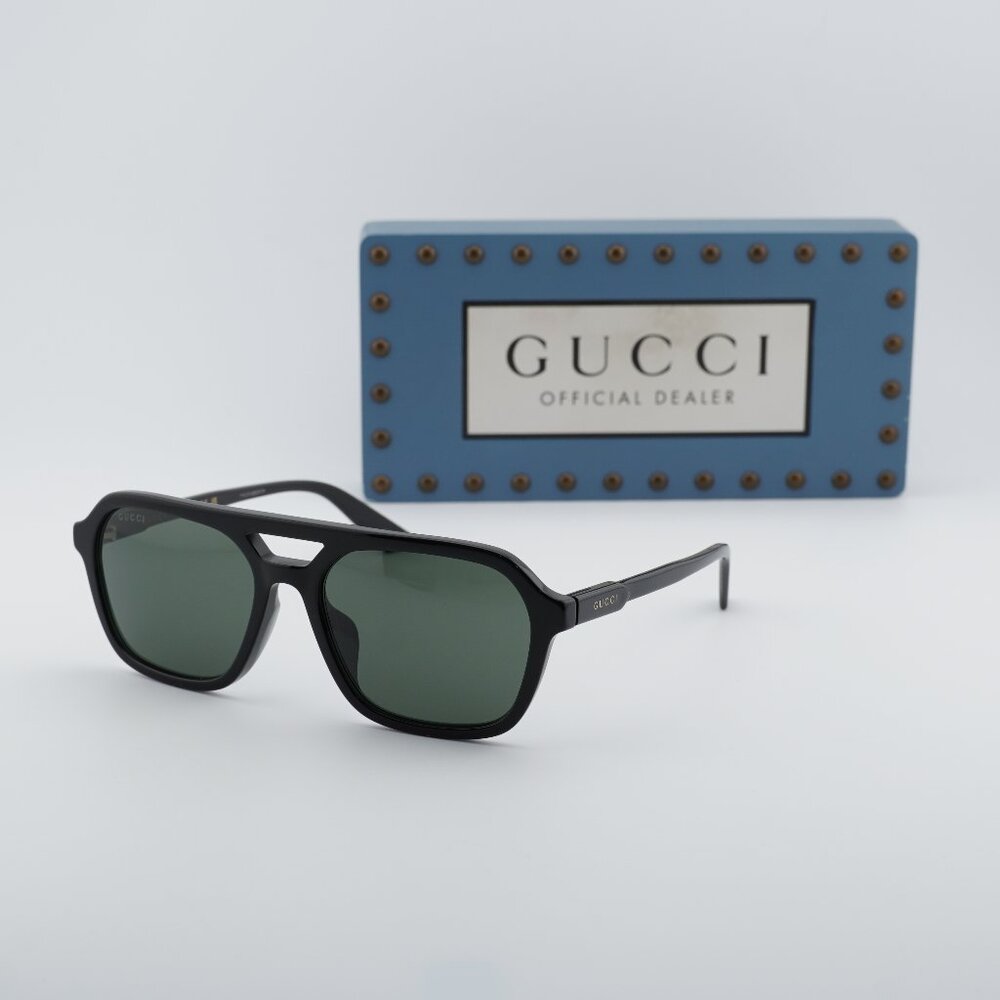 Gucci GG1823SA 001 Square Sunglasses - Black\Grey